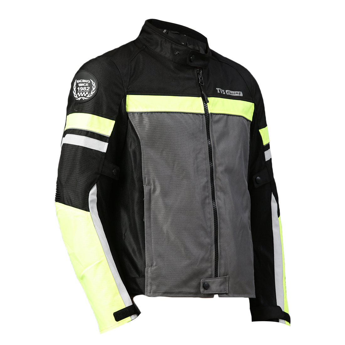  TVS Racing Street Striker Jacket Red/Black  Superior Protection & Style