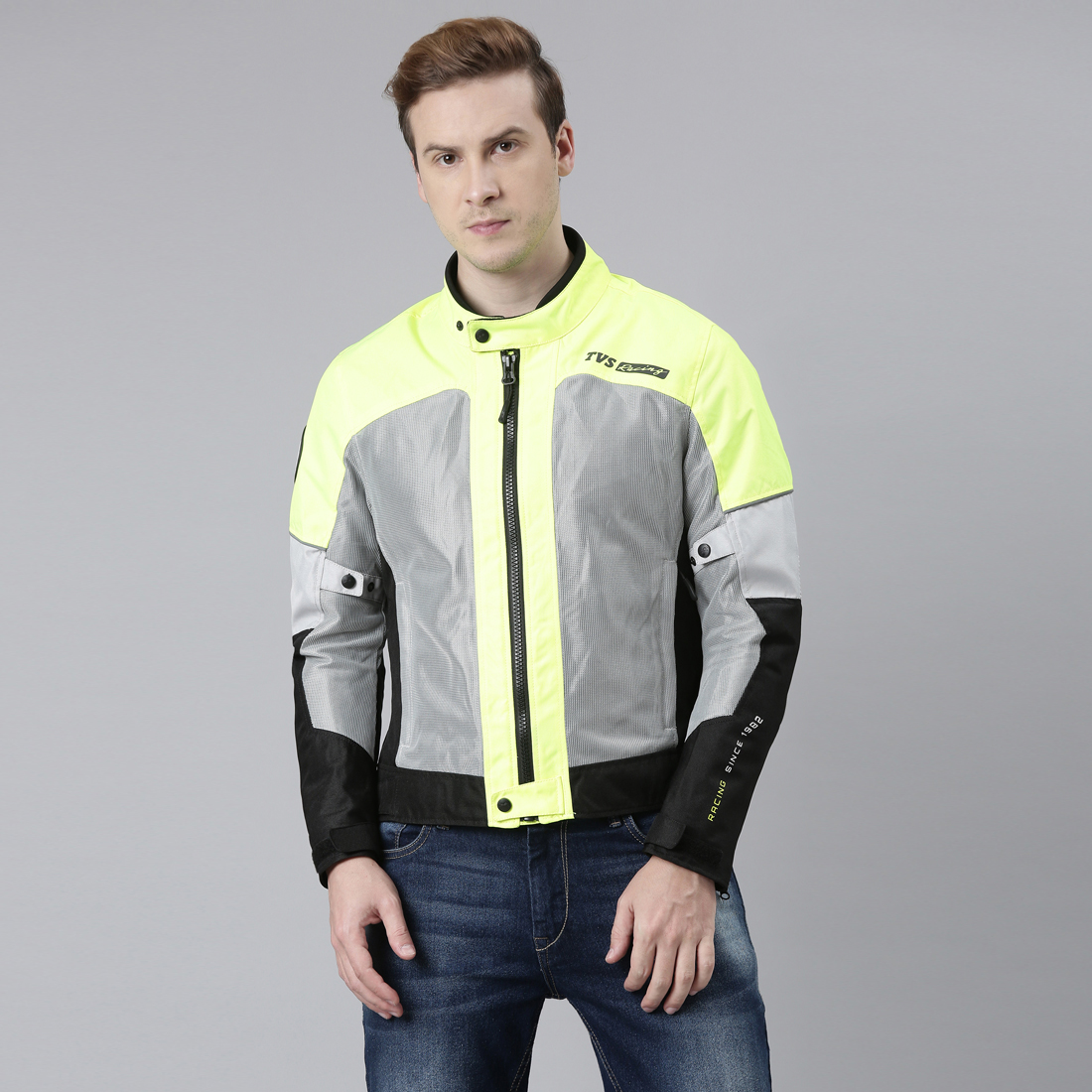  TVS Racing Street Striker Jacket Red/Black  Superior Protection & Style