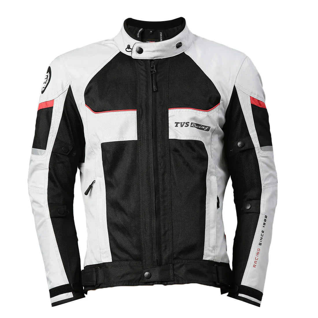  TVS Racing Aegis 3-Layer Riding Jacket for Men- All Weather Adaptability, CE Level 2 Armour Protection-Premium Bike Jackets for Bikers