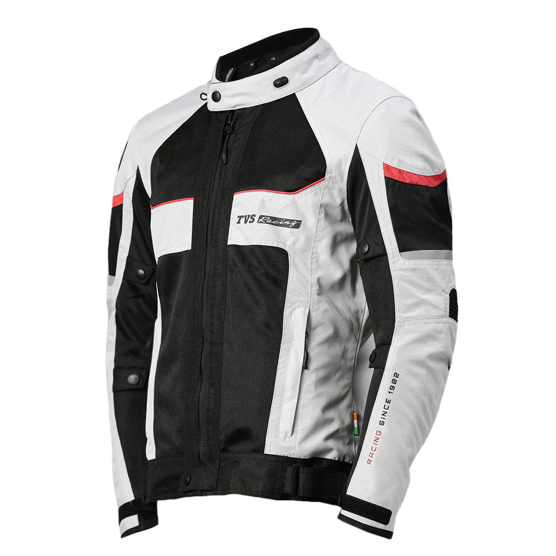  TVS Racing Aegis 3-Layer Riding Jacket for Men- All Weather Adaptability, CE Level 2 Armour Protection-Premium Bike Jackets for Bikers