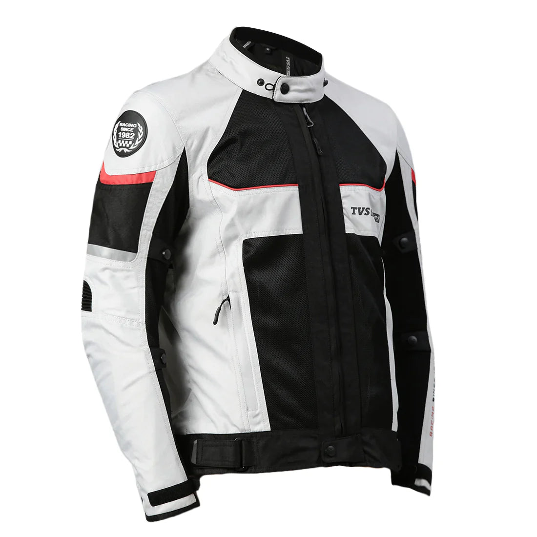  TVS Racing Aegis 3-Layer Riding Jacket for Men- All Weather Adaptability, CE Level 2 Armour Protection-Premium Bike Jackets for Bikers