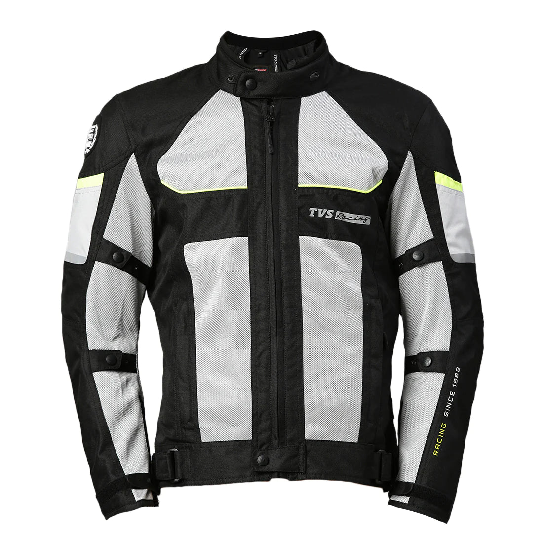  TVS Racing Aegis 3-Layer Riding Jacket for Men- All Weather Adaptability, CE Level 2 Armour Protection-Premium Bike Jackets for Bikers