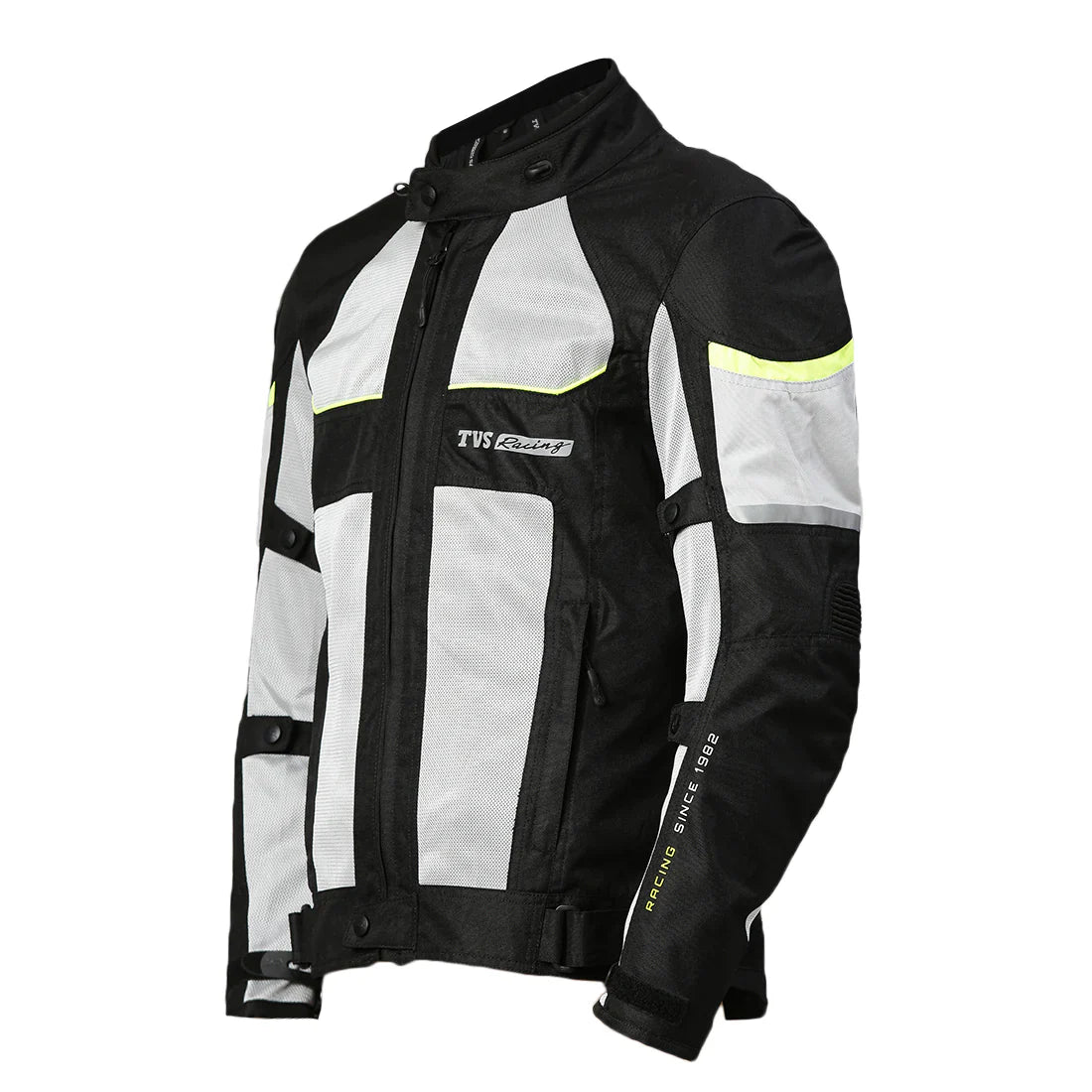  TVS Racing Aegis 3-Layer Riding Jacket for Men- All Weather Adaptability, CE Level 2 Armour Protection-Premium Bike Jackets for Bikers