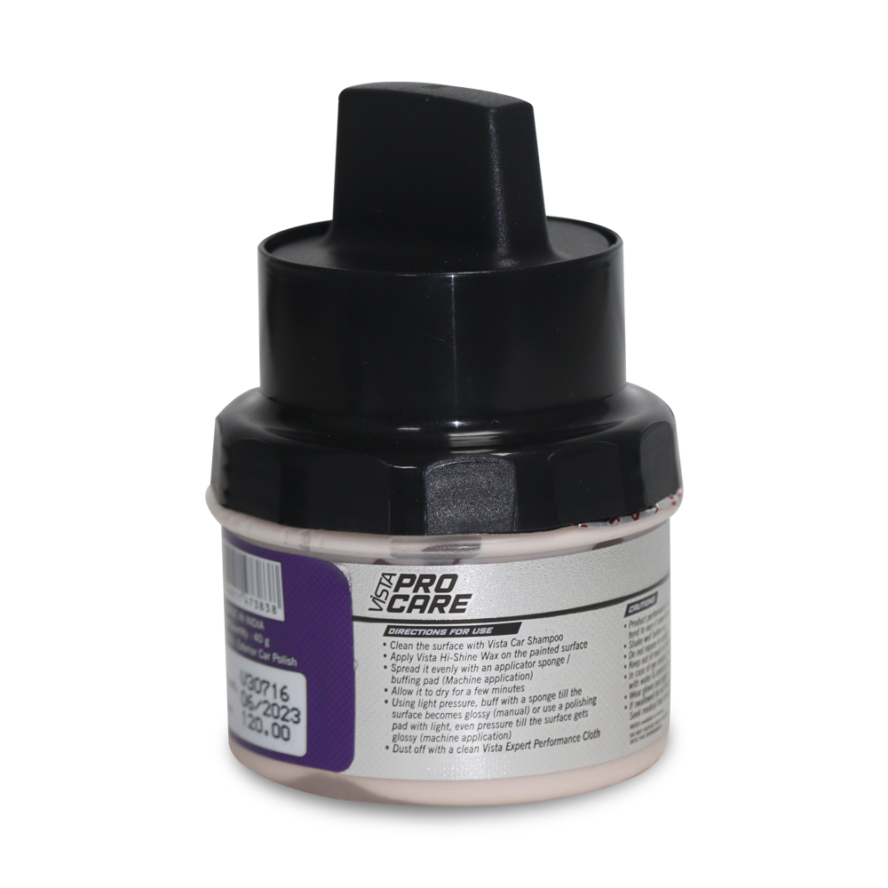  TVS Hi Shine Wax Net Weight: 40gr. - Carnauba Wax
