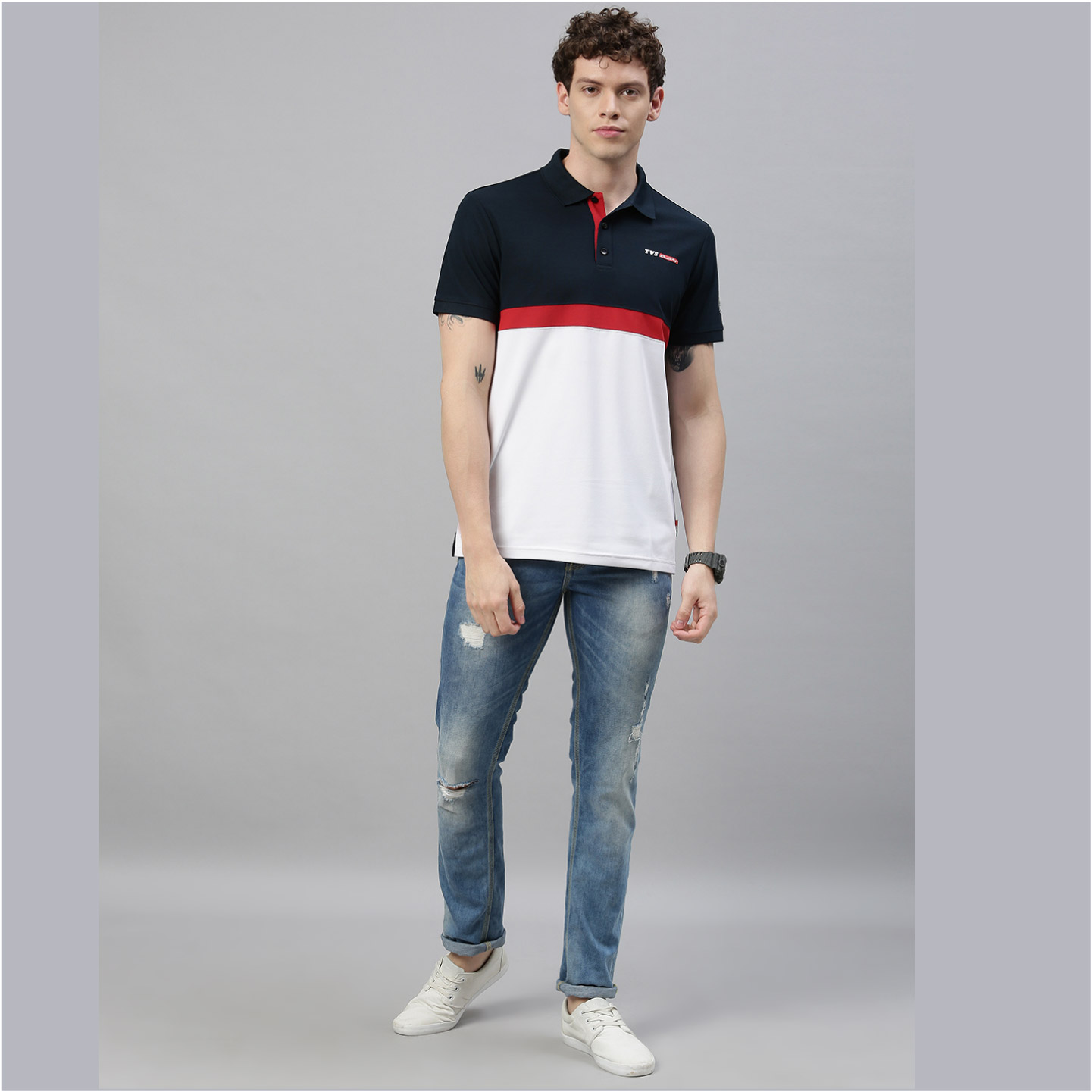  TVS Racing Polo T Shirt | Polyester Polo T-Shirt