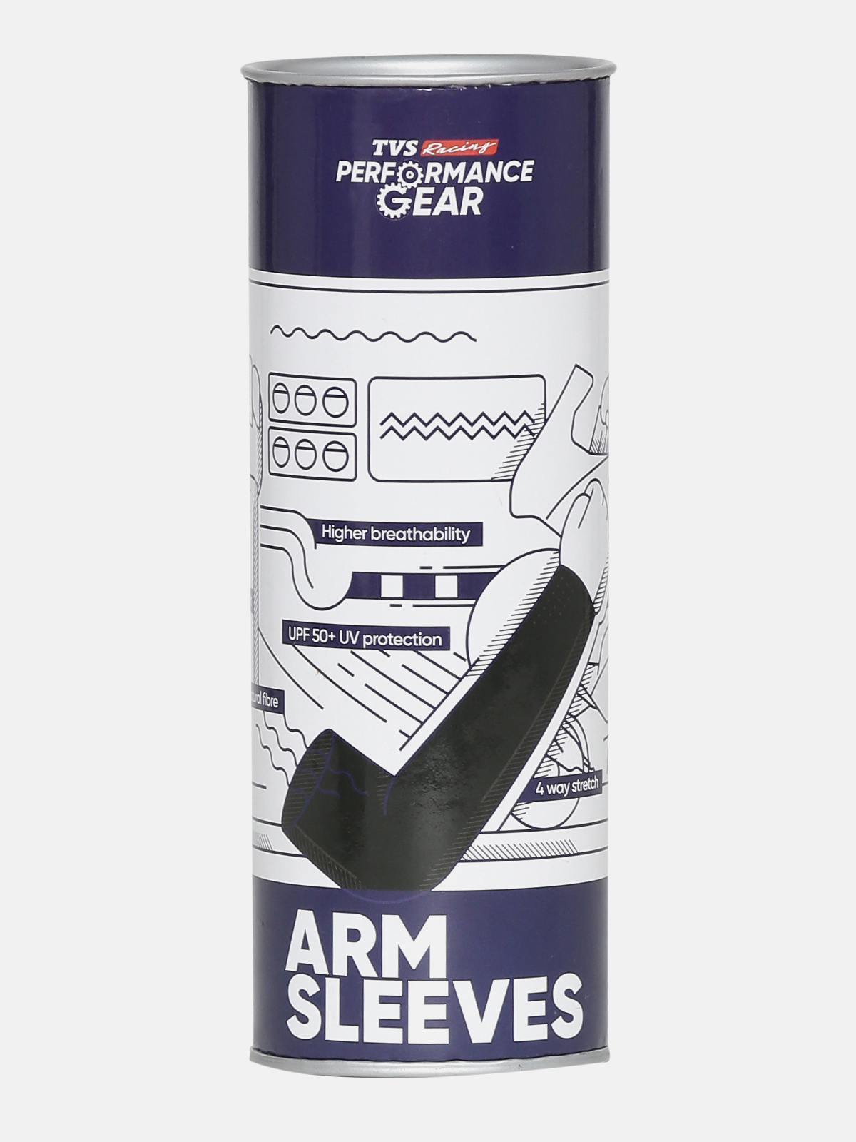 TVS Racing Arm Sleeves - Color: Grey