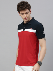 TVS Racing Polo T Shirt Polyester Blue Red
