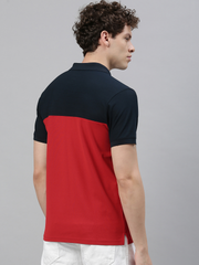 TVS Racing Polo T Shirt Polyester Blue Red