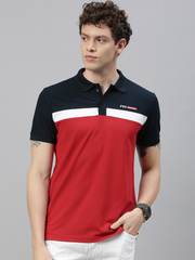 TVS Racing Polo T Shirt Polyester Blue Red