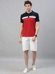 TVS Racing Polo T Shirt Polyester Blue Red