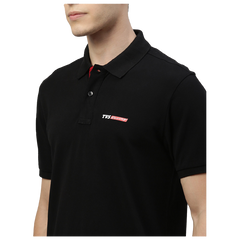 TVS Racing Polo Neck Cotton T Shirt, Color