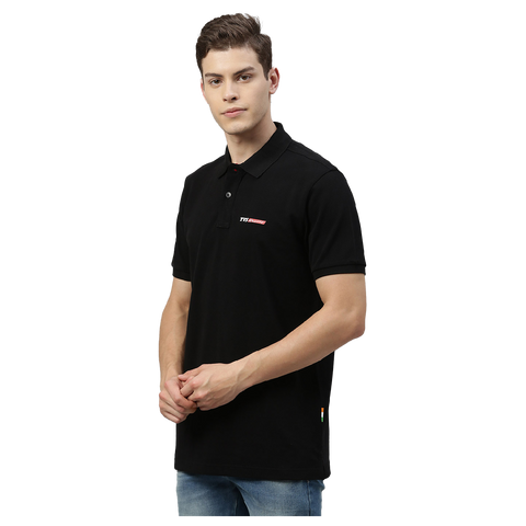TVS Racing Polo Neck Cotton T Shirt, Color