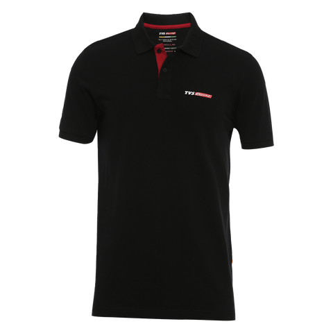 TVS Racing Polo Neck Cotton T Shirt, Color
