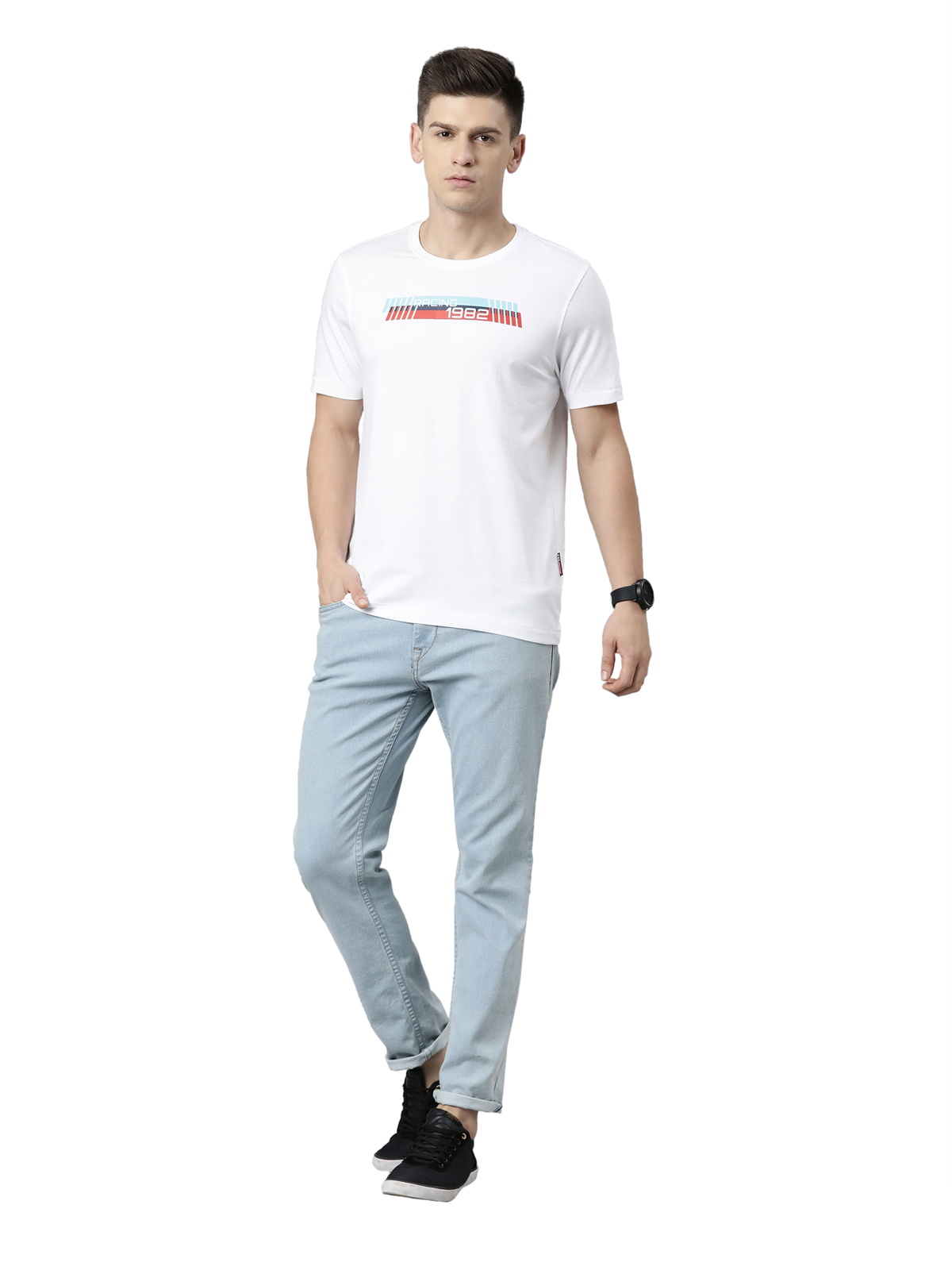  TVS RACING TRIBE ROUND NECK TEE 1982 TYPE 4