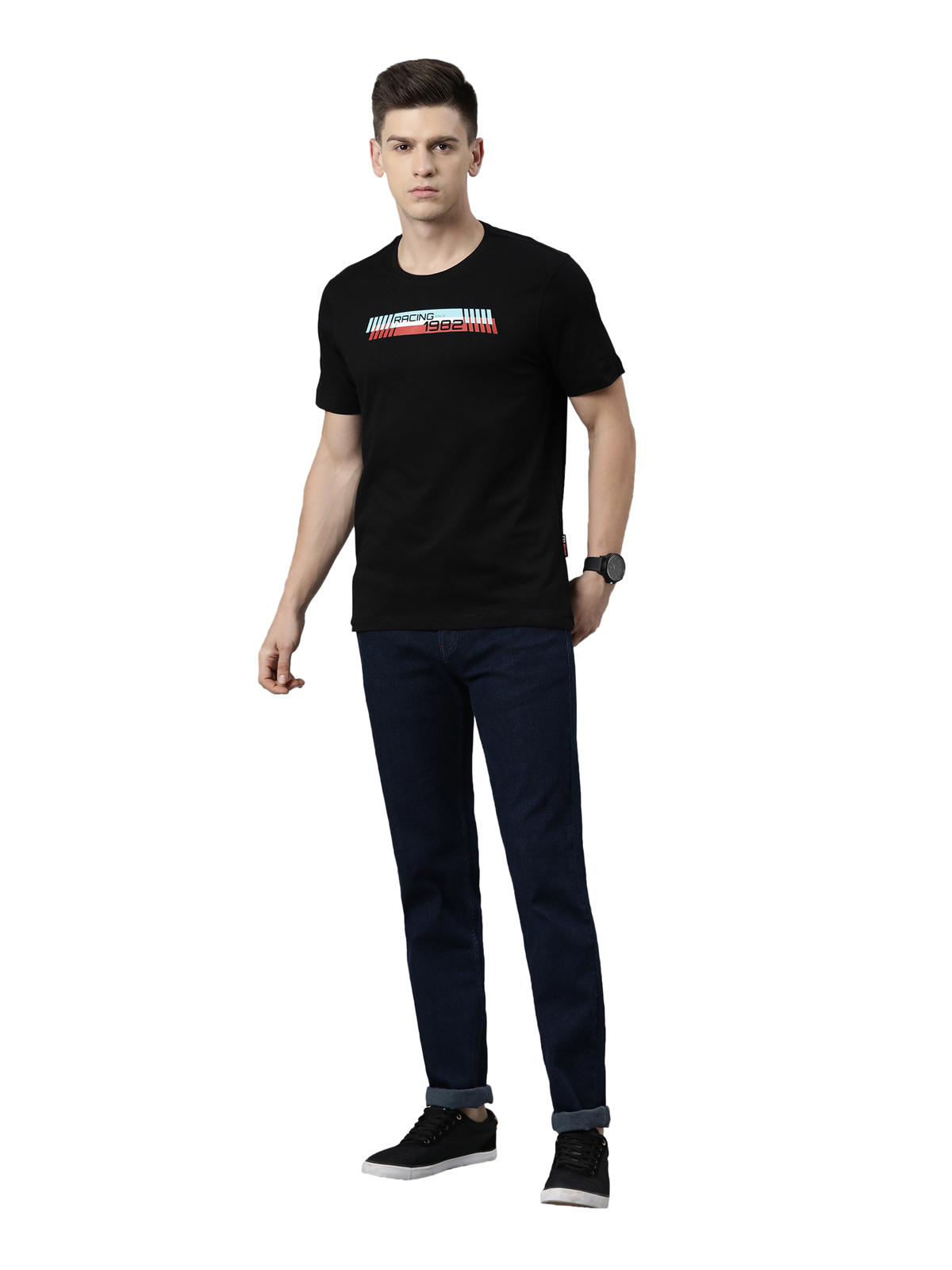  TVS RACING TRIBE ROUND NECK TEE 1982 TYPE 4