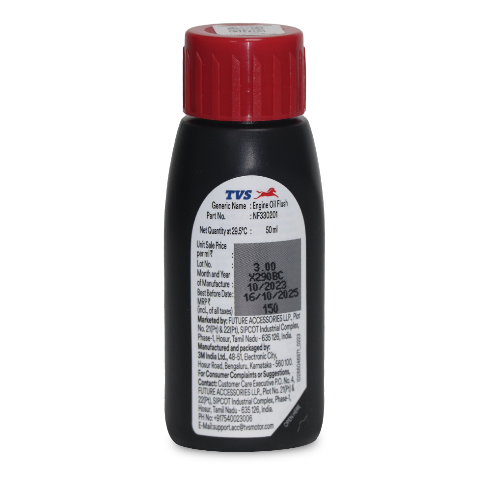  TVS Engine Oil Flush  High-Performance Engine Maintenance Solution