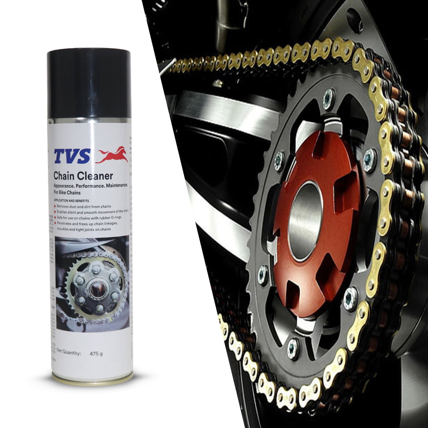TVS Chain cleaner 475 gram | Next-Gen Protection for a Smoother Ride