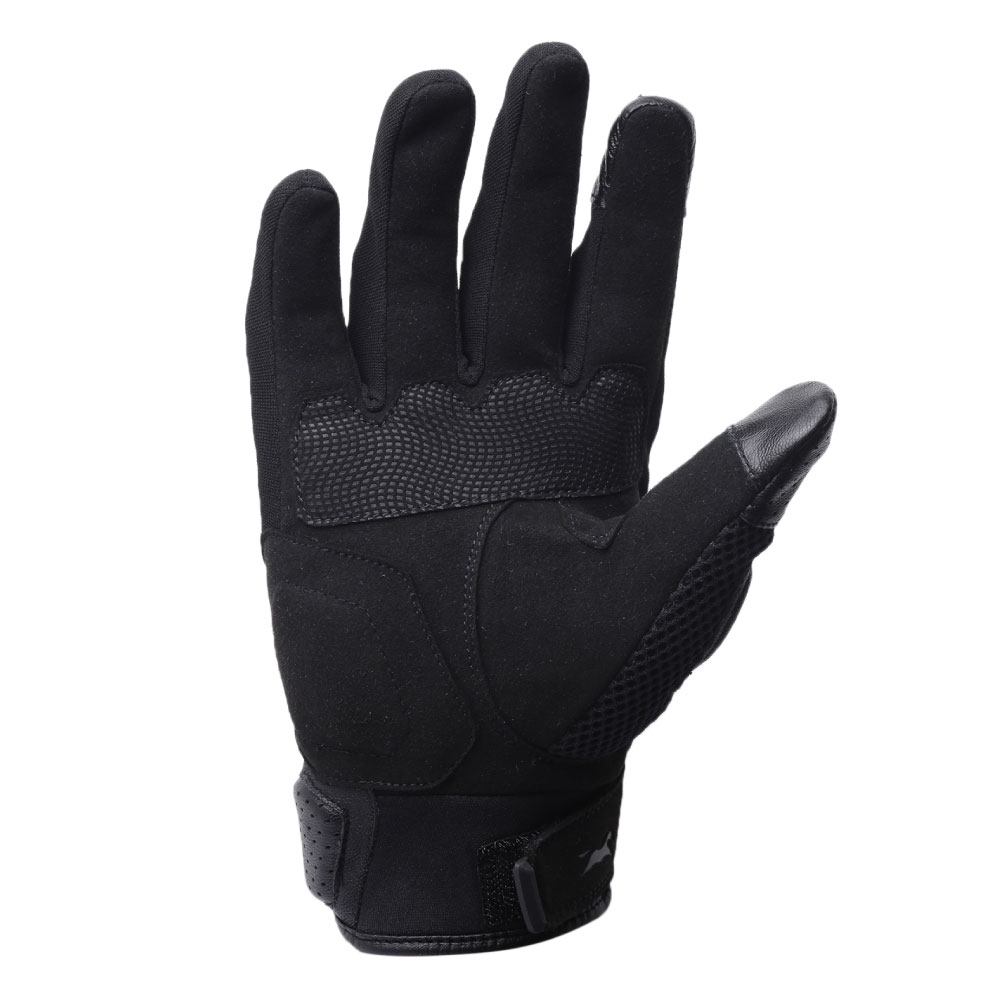  Adventure Riding Gloves Black Rugged and Durable for Long Rides