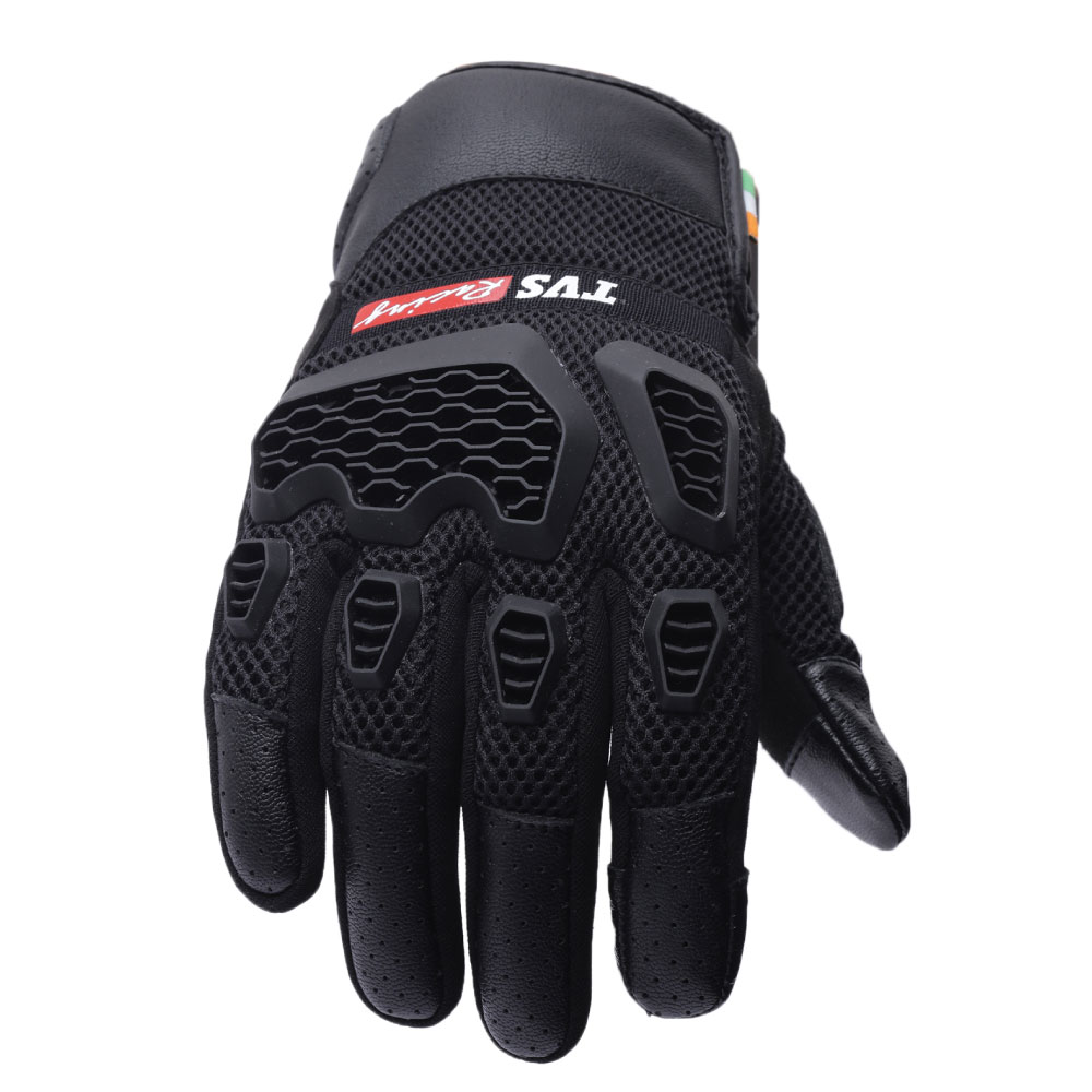  Adventure Riding Gloves Black Rugged and Durable for Long Rides