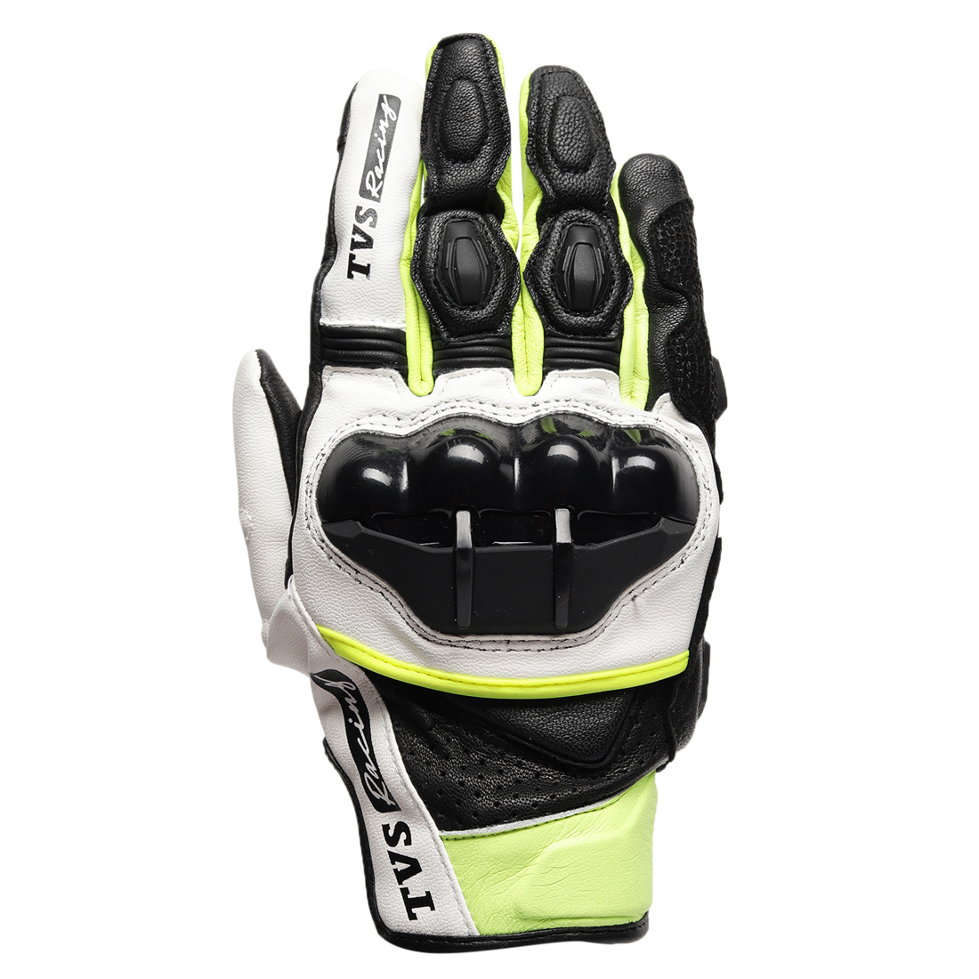  TVS Racing Race Riding Gloves for Men – Thermo-Plastic Rubber Protected, Touch Screen Compatible, & Visor Wiper Fingertips – Premium Bike Gloves for Off Roads