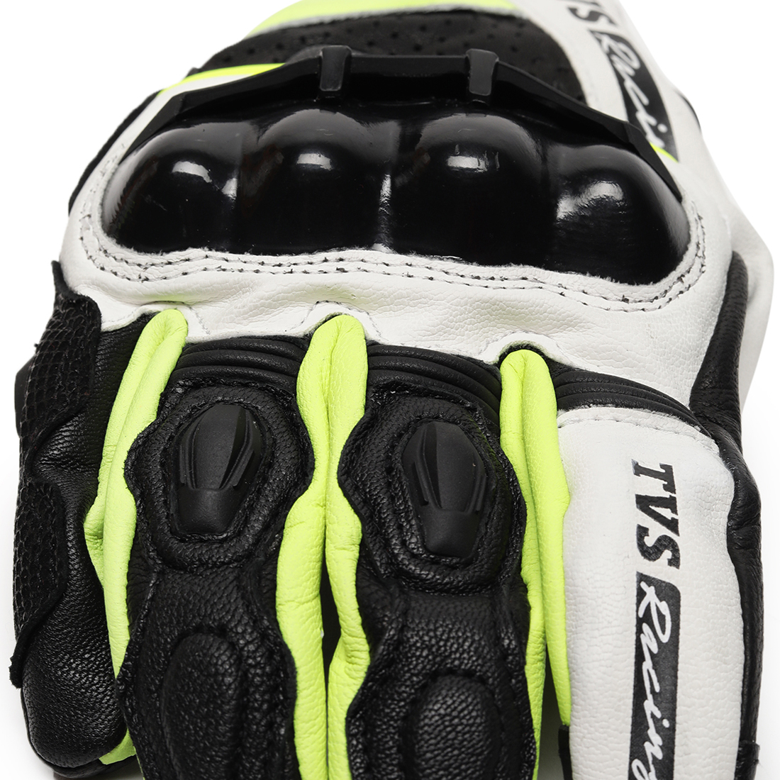 TVS Racing Race Riding Gloves for Men – Thermo-Plastic Rubber Protected, Touch Screen Compatible, & Visor Wiper Fingertips – Premium Bike Gloves for Off Roads