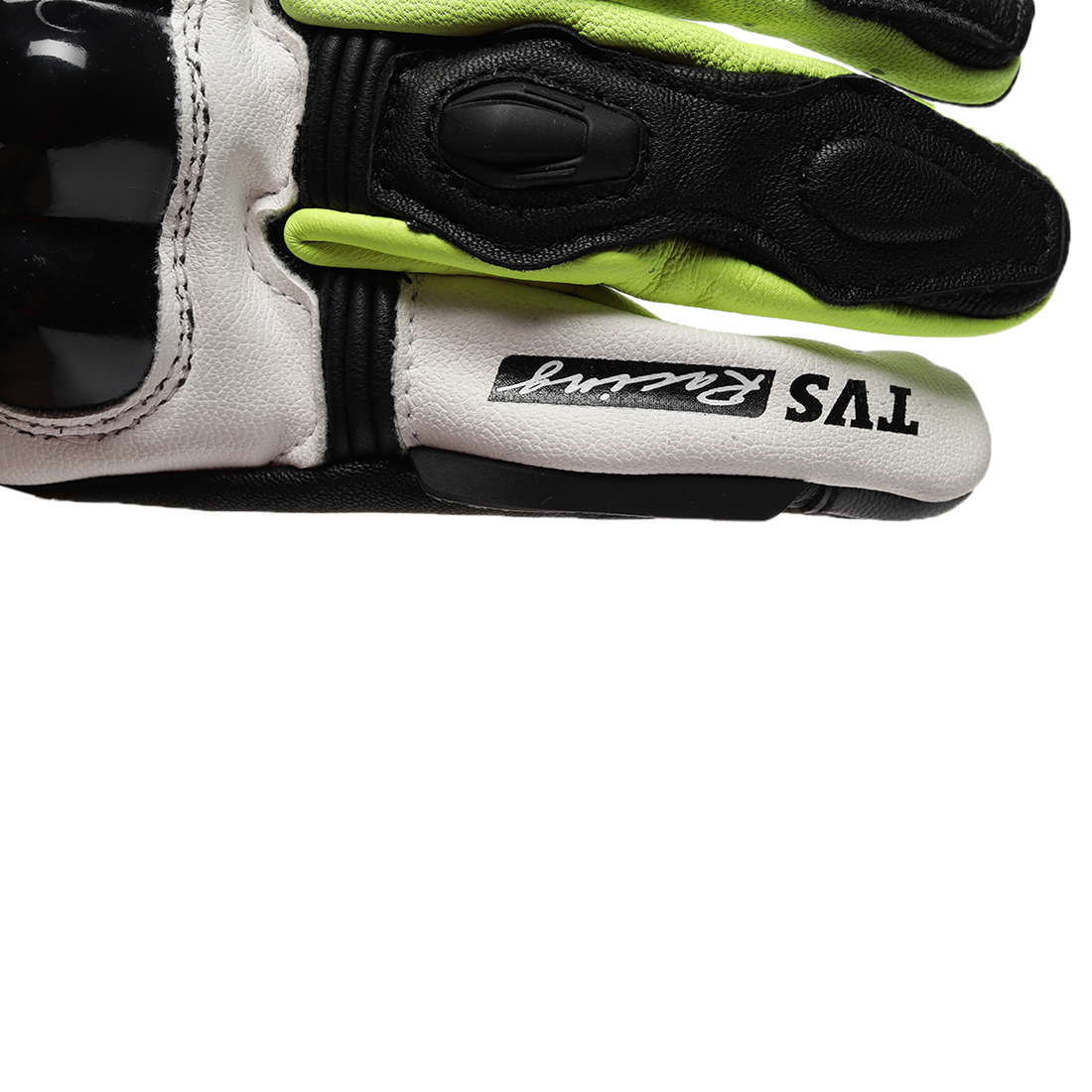  TVS Racing Race Riding Gloves for Men – Thermo-Plastic Rubber Protected, Touch Screen Compatible, & Visor Wiper Fingertips – Premium Bike Gloves for Off Roads