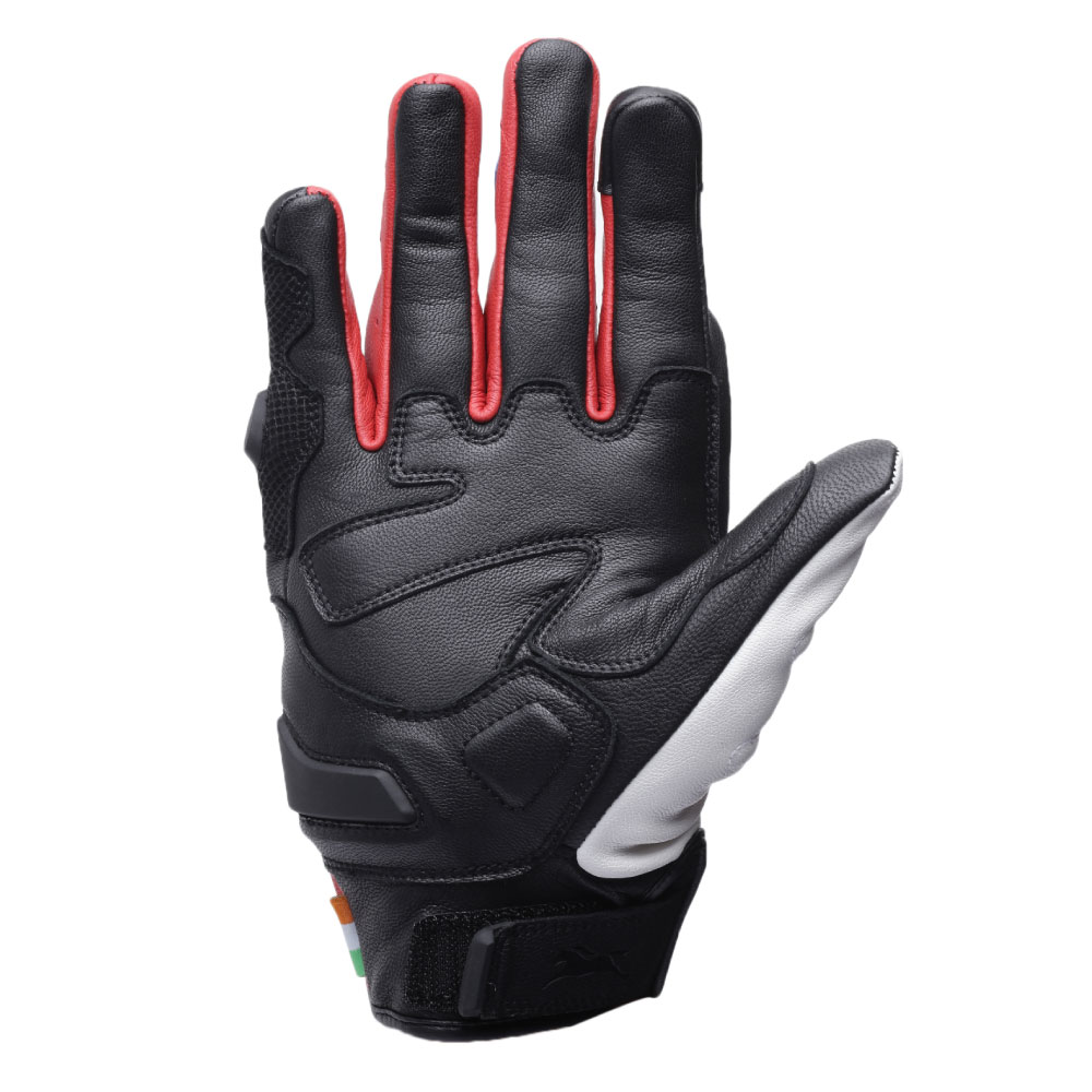  TVS Racing Race Riding Gloves for Men – Thermo-Plastic Rubber Protected, Touch Screen Compatible, & Visor Wiper Fingertips – Premium Bike Gloves for Off Roads