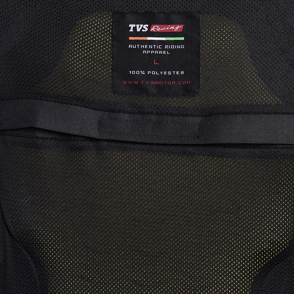  TVS Racing Asphalt Riding Jacket for Men- High Abrasion 600D Polyester, CE Level 2 Armour Protection – Essential Bike Jacket for Bikers (Grey)
