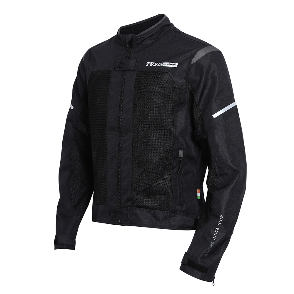  TVS Racing Street Striker Jacket Red/Black  Superior Protection & Style