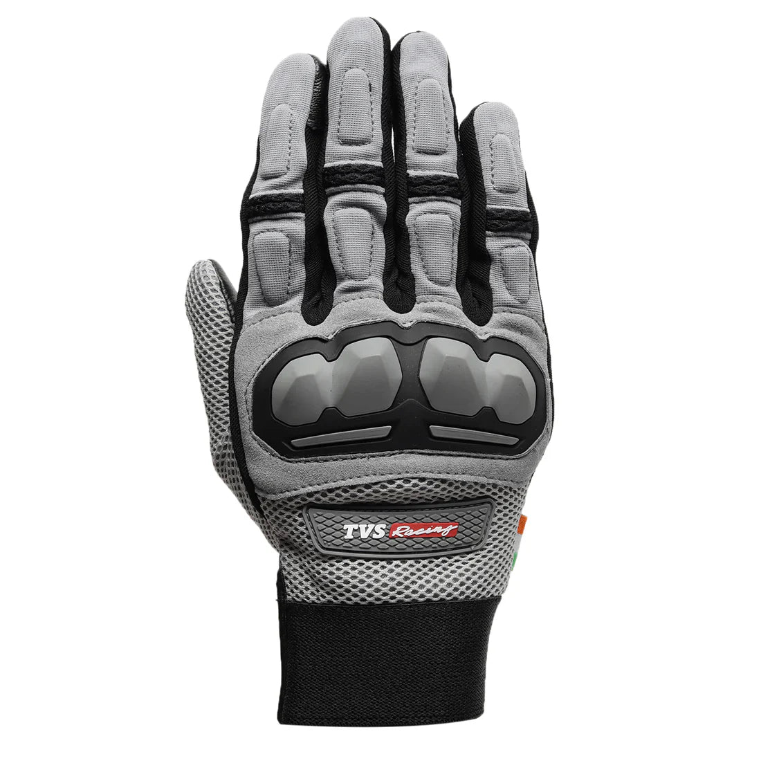  TVS Racing Xplorer Riding Gloves for Men – PVC & Carbon Protected, Touch Screen Compatible, & Visor Wiper Fingertips – Premium Bike Gloves for Riding Comfort (Neon)