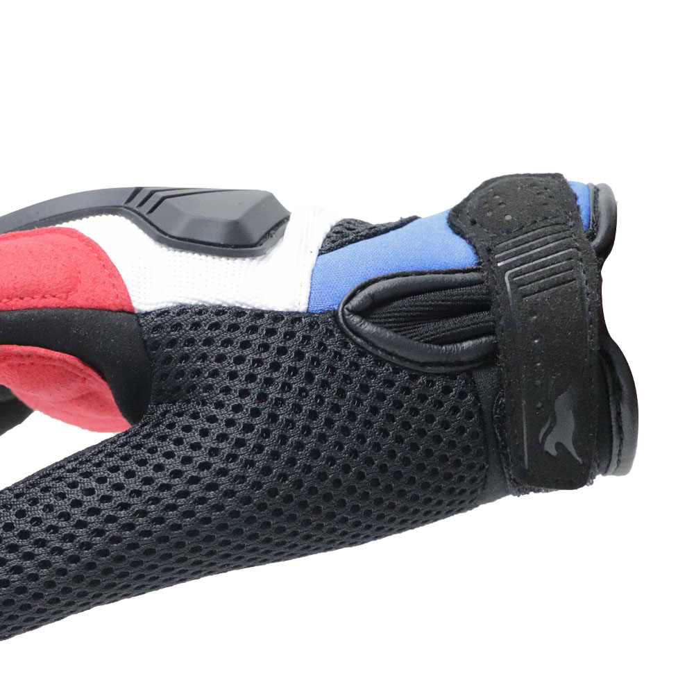  City Riding Gloves Blue/Red Comfortable and Stylish Riding Gloves