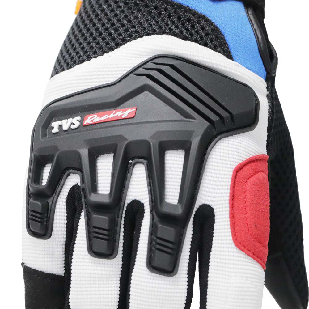  City Riding Gloves Blue/Red Comfortable and Stylish Riding Gloves