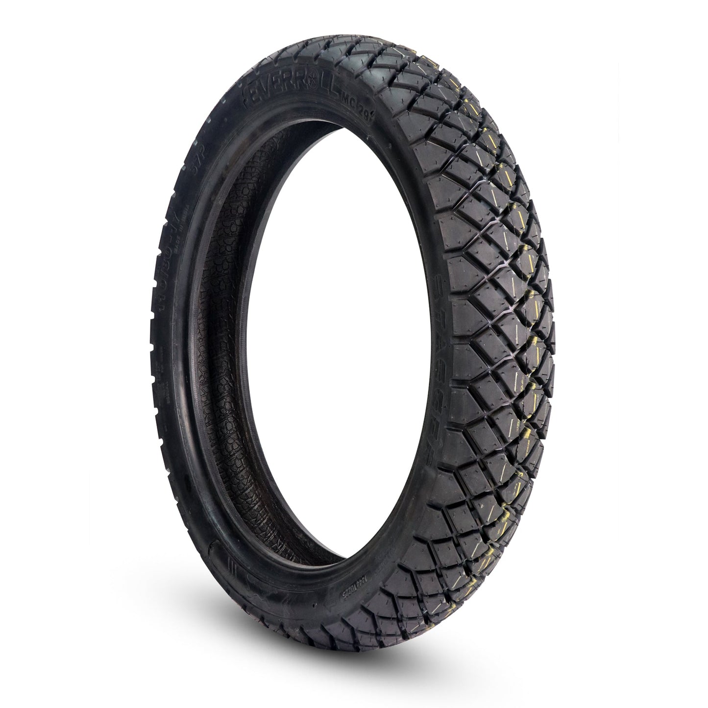 Rear Tubeless Nylon Tyre - 110/80-17 TL TO MC29 | Vehicle Compatibility - TVS Apache RTR 160 & 180