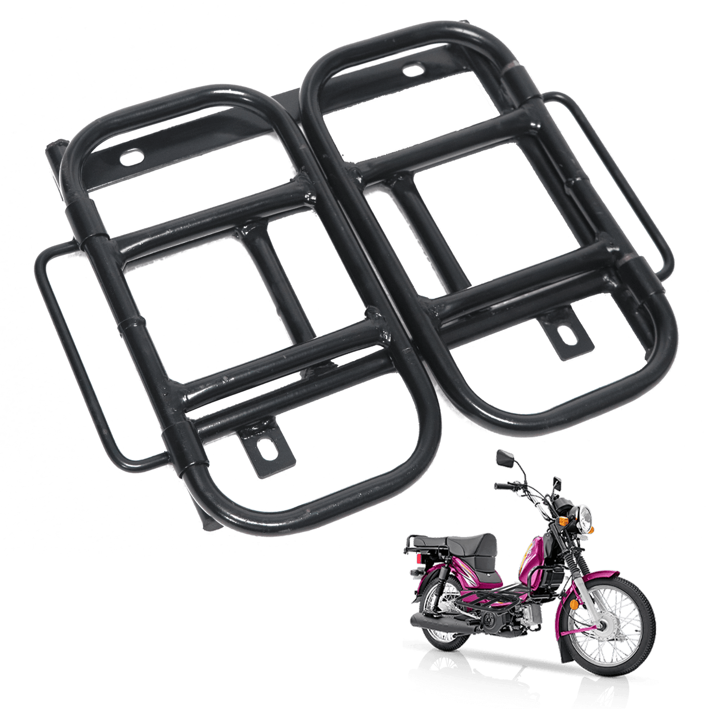 TVS Butterfly Carrier for XL100 | Compact, Durable & Lightweight