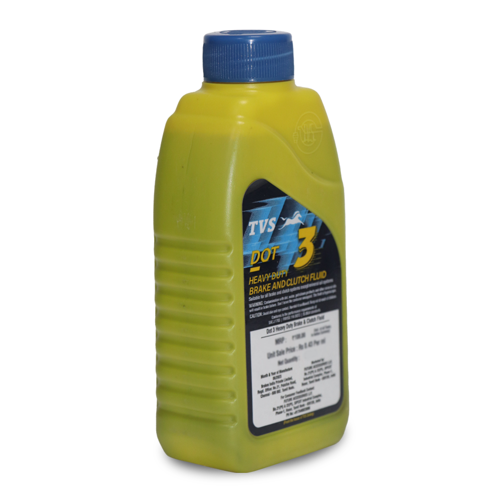  TVS Dot3 Heavy Duty Brake and Clutch Fluid - 250ml.