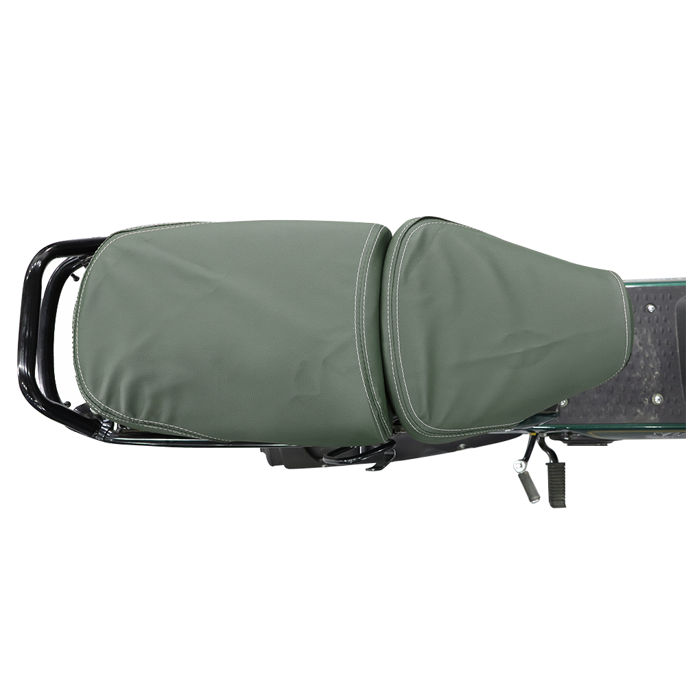  TVS XL100 Green Seat Cover Kit - Sleek and Durable Design