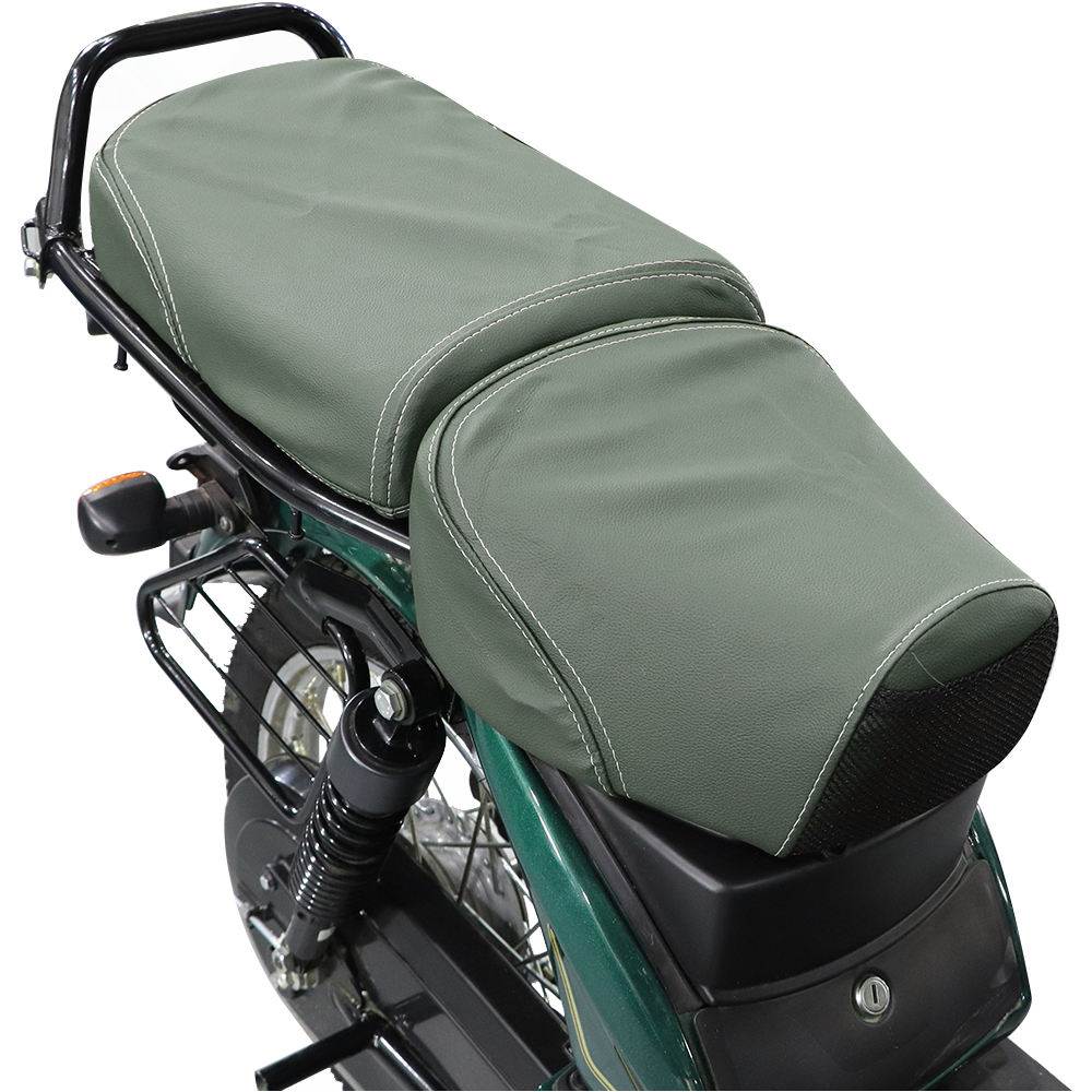  TVS XL100 Green Seat Cover Kit - Sleek and Durable Design