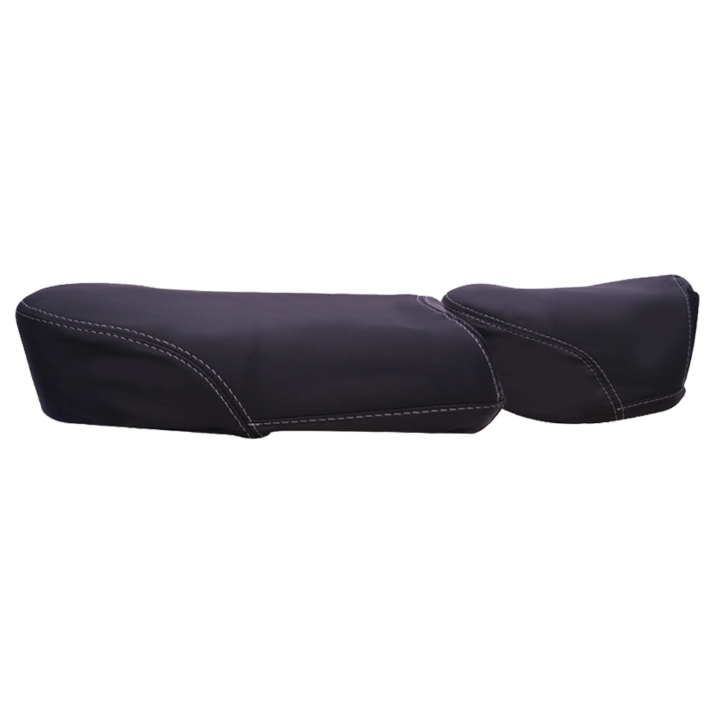  TVS XL 100 Kit Seat Cover | Color: Black | Front & Back, Two Piece