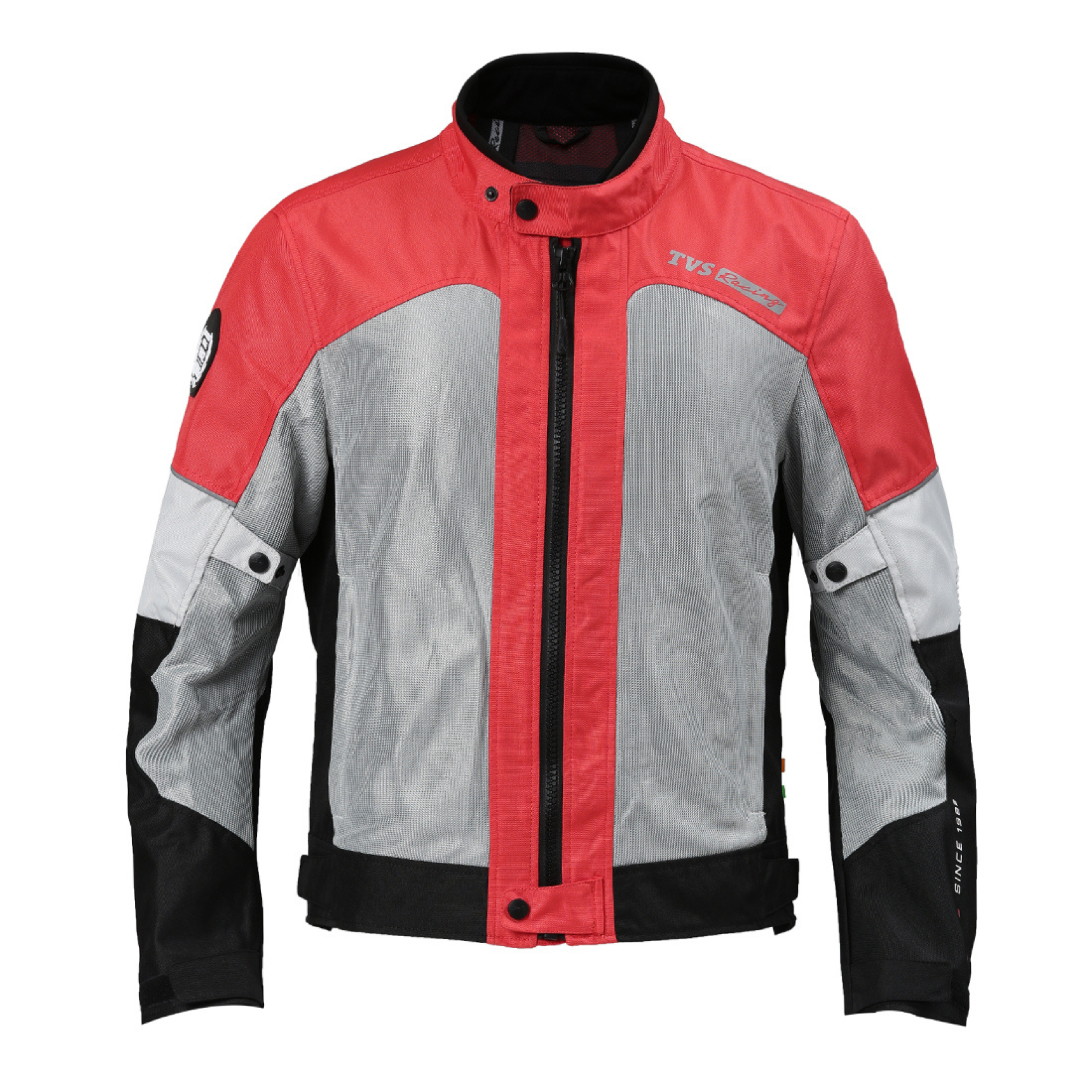  TVS Racing Street Striker Jacket Red/Black  Superior Protection & Style
