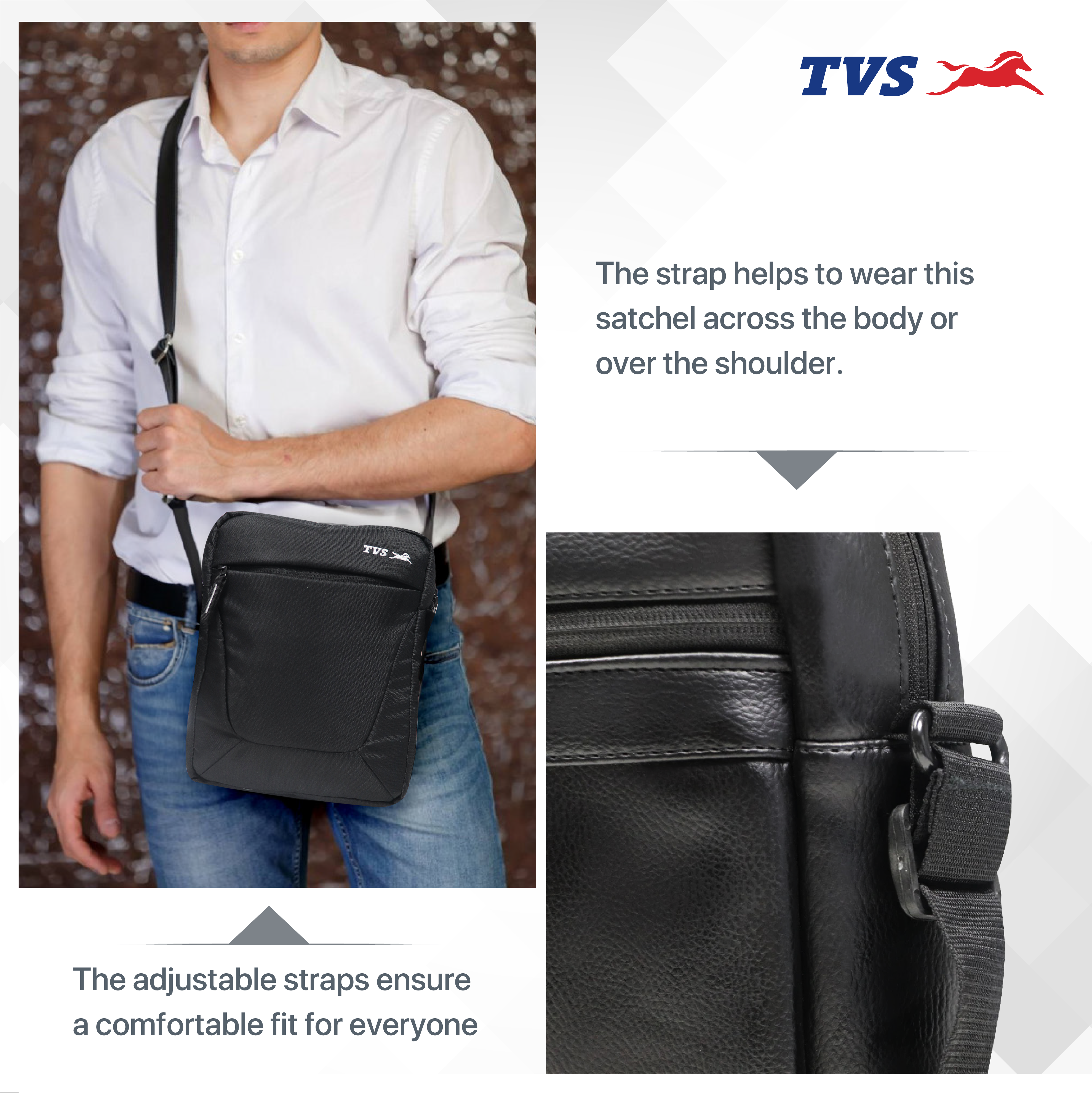  TVS Crossbody Bag