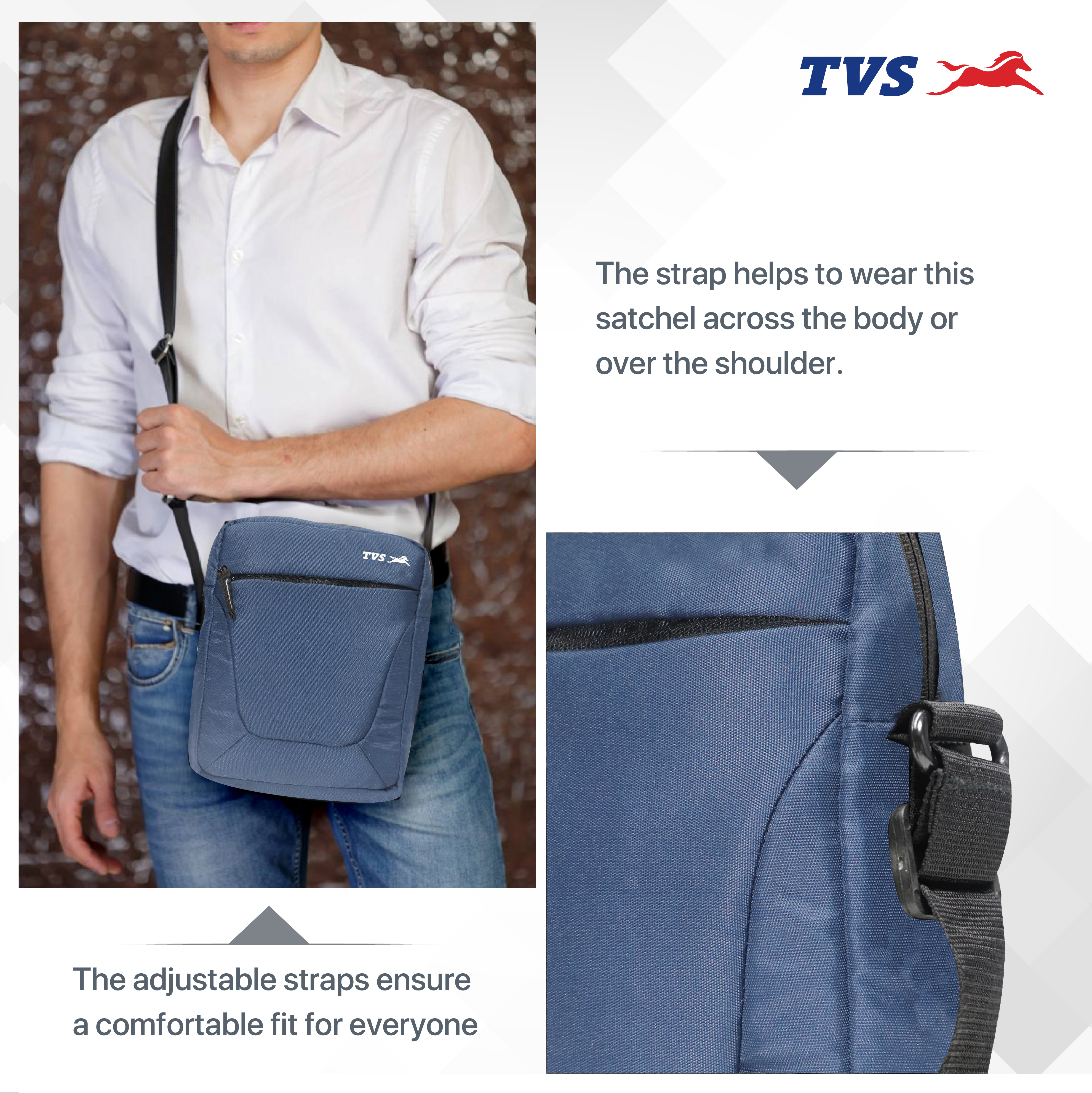  TVS Crossbody Bag