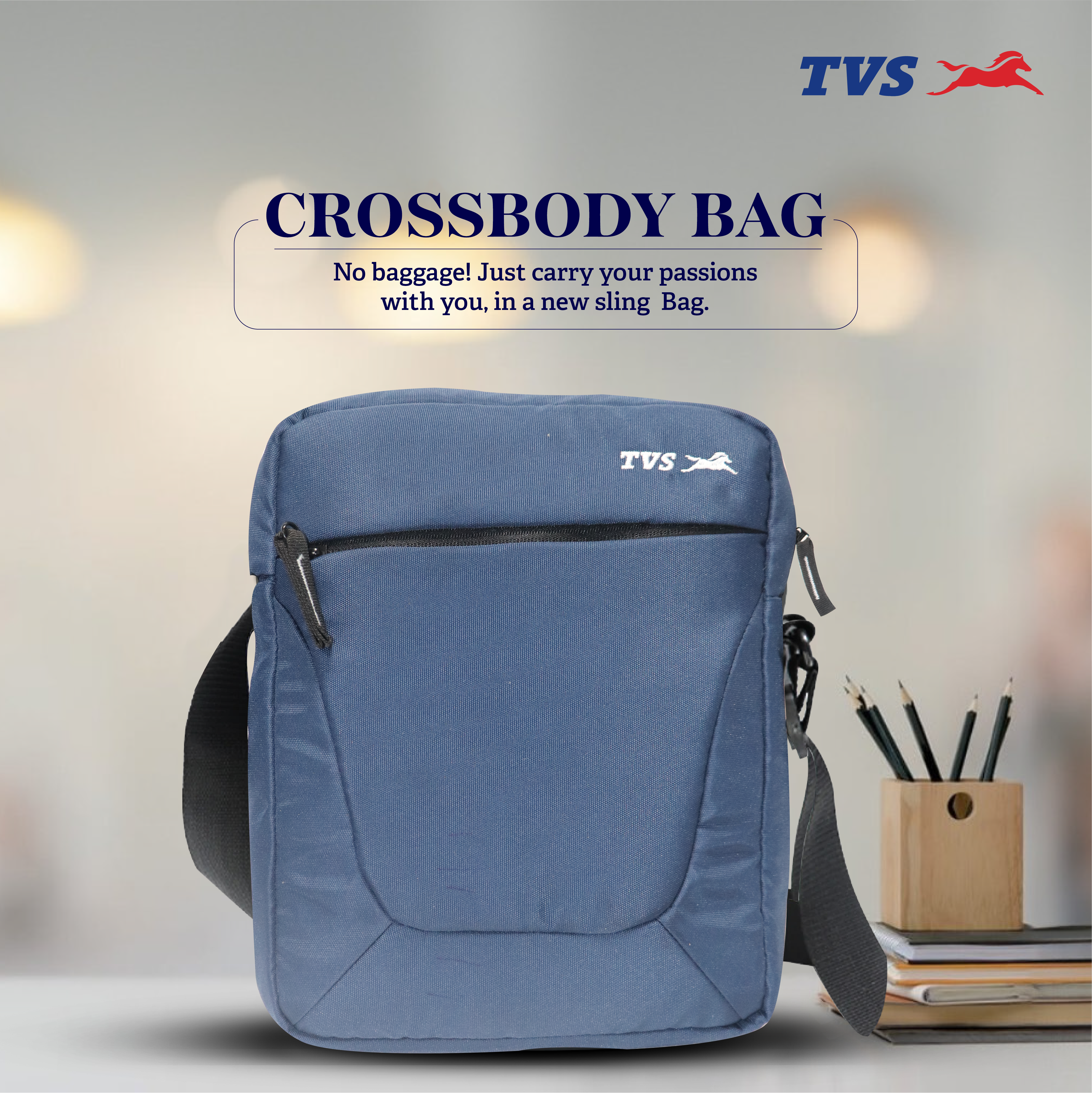  TVS Crossbody Bag