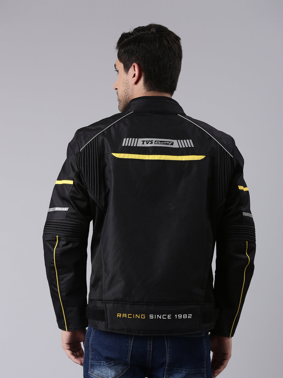  TVS Racing Arsenal Riding Jacket (KNOX ARMOURS - CE LEVEL 2)